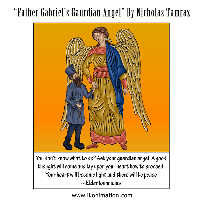 Father Gabriel’s Guardian Angel Comic by Nicholas Tamraz